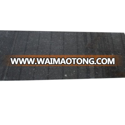 Polished Natural Angola Black Granite, Strip Slab For Countertop%