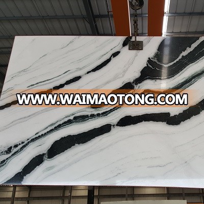 Natural stone Interior Floor and Wall Decoration Panda White Marble slab