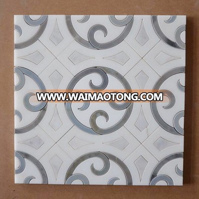 2019 New Home Decoration Round Mosaic Marble Medallion Tiles