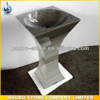 Modern Marble Pedestal Sink